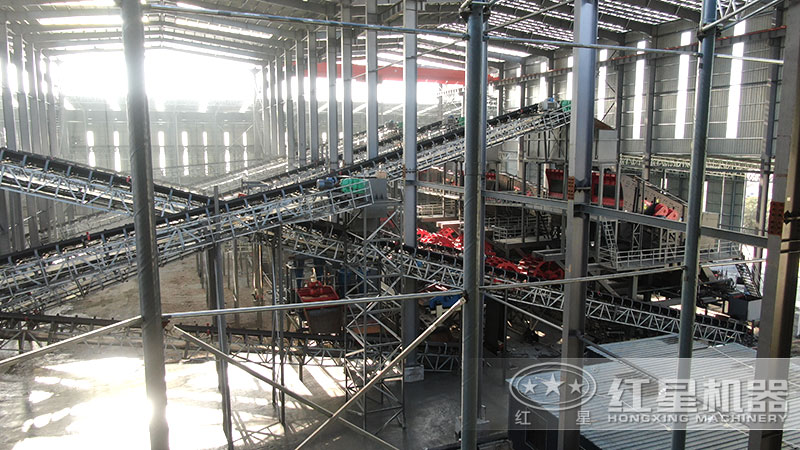 石子機(jī)生產(chǎn)線多少錢一套，附現(xiàn)場案例
