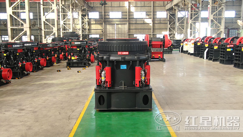 300型圓錐破碎機型號及參數(shù)，一小時能生產(chǎn)多少噸石子？